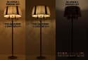 lampy przedwojenne podłogowe z abażurem
