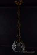 Pałacowy zwis sufitowy do holu - lampy antyczne z międzywojnia