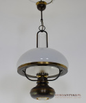 XL! DUŻY punktowy żyrandol nad stolik - lampy wiszące retro vintage
