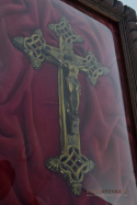 Mosiężny Krzyż Sakralny z Początku XX Wieku - Mistyczna Dekoracja