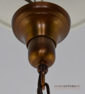 Klasyczny żyrandol vintage do salonu z połowy XX wieku - Antyczne lampy
