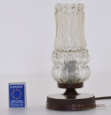 Lampka stołowa w stylu Mid-Century Modern z tworzywa sztucznego i szkła