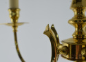 Złoty Żyrandol Retro z Mosiądzu – Na Korytarz Do Wiatrołapu, Holu