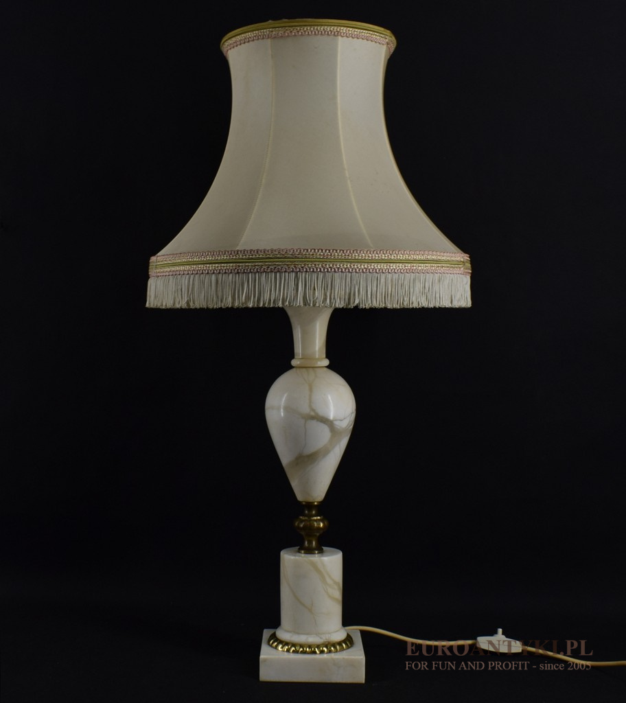 Marmurowe Lampy Stołowe z Okresu Belle Époque – Elegancja i Historia w Jednym