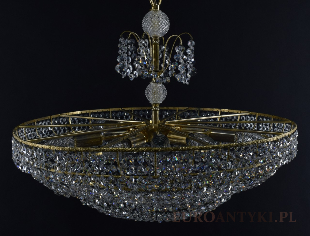 Antyczne kryształowe żyrandole - galeria lamp online