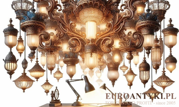 Hiszpańskie i Portugalskie Lampy Vintage - Retro: Skarby Minionych EpoK w EuroAntyki