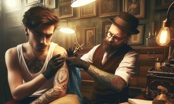 Salon Tatuażu w Klimacie Vintage - Bądź Wyjątkowy
