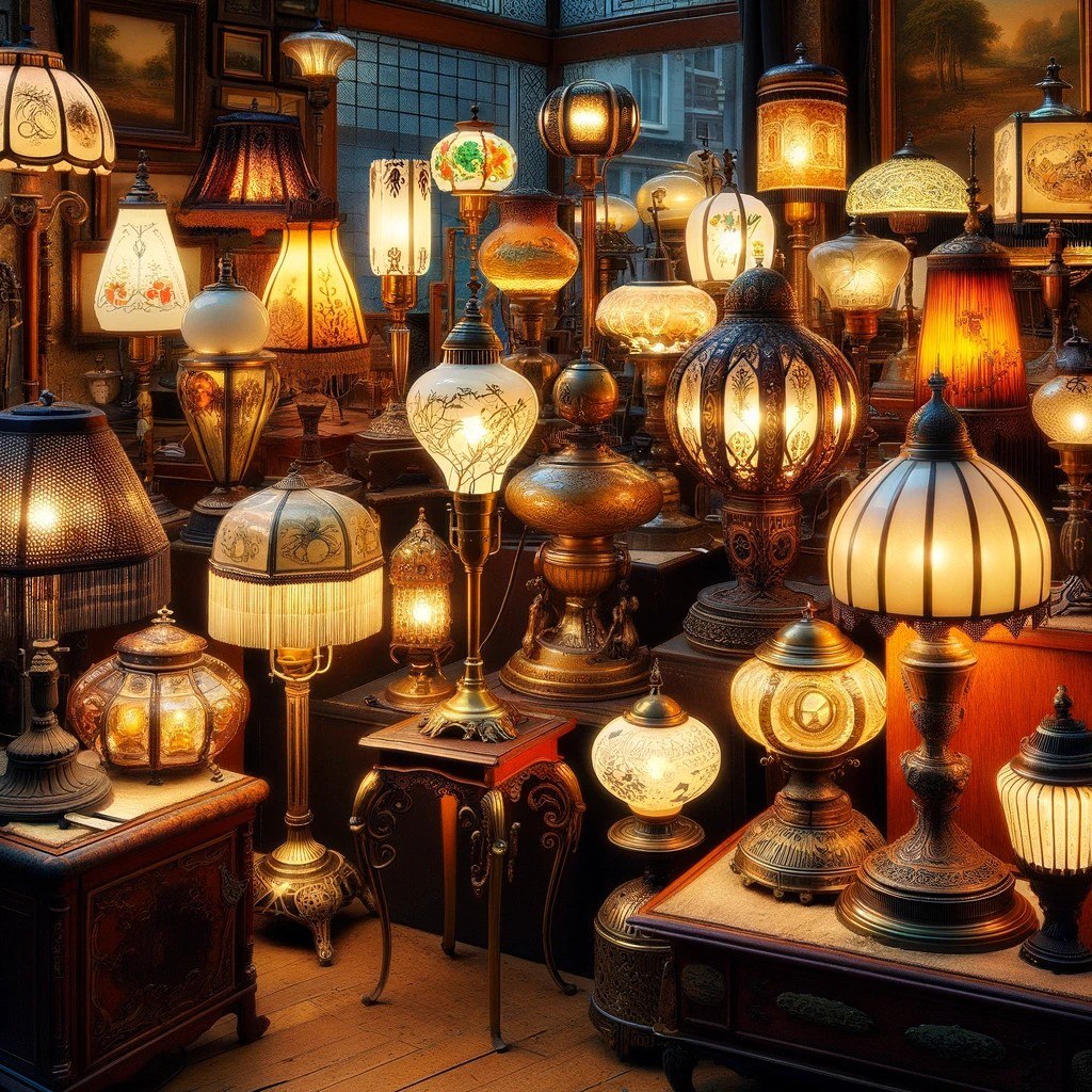 klasyczne lampy z belgii holandii
