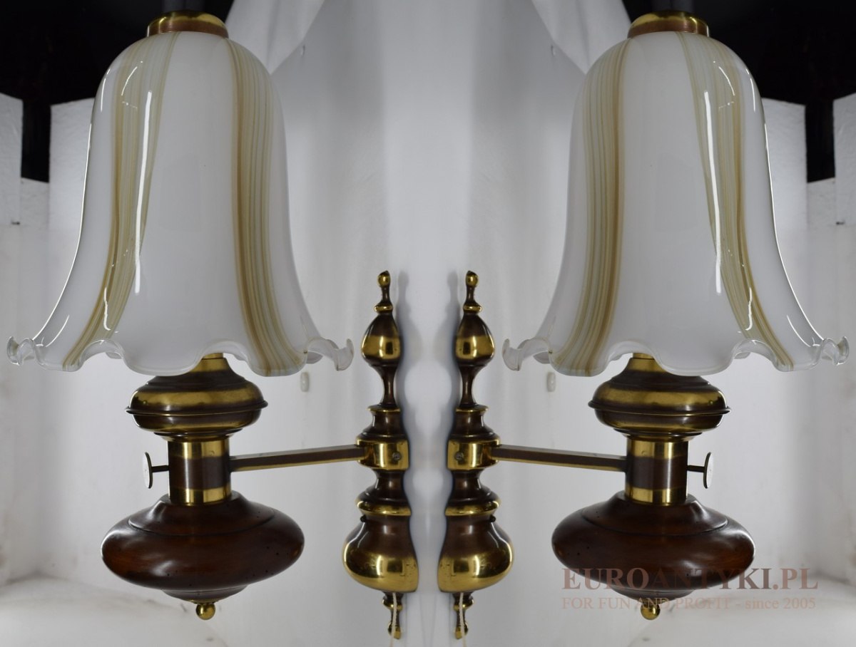 wielkie kinkiety rustykalne retro