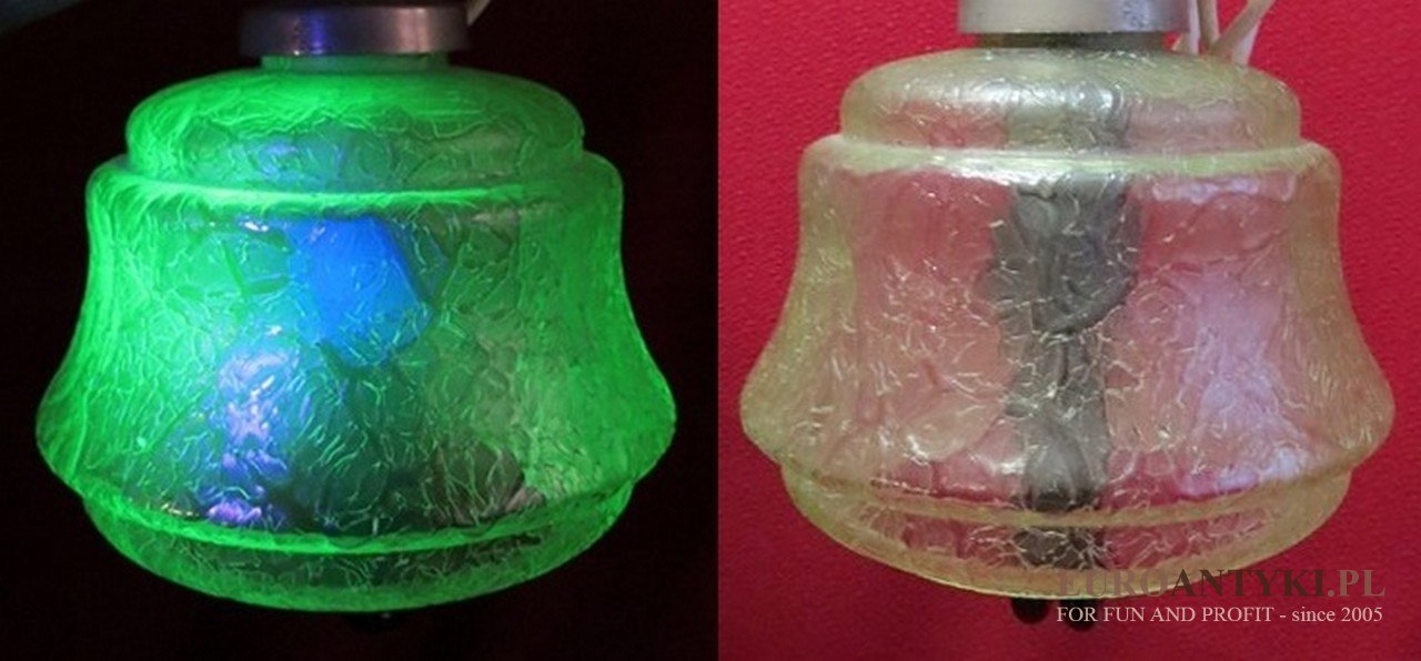 szkło zmieniające kolor