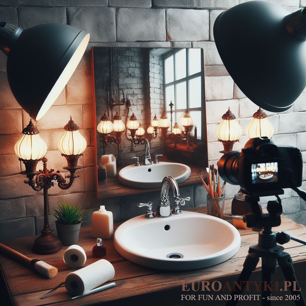 łazienkowe lampy retro